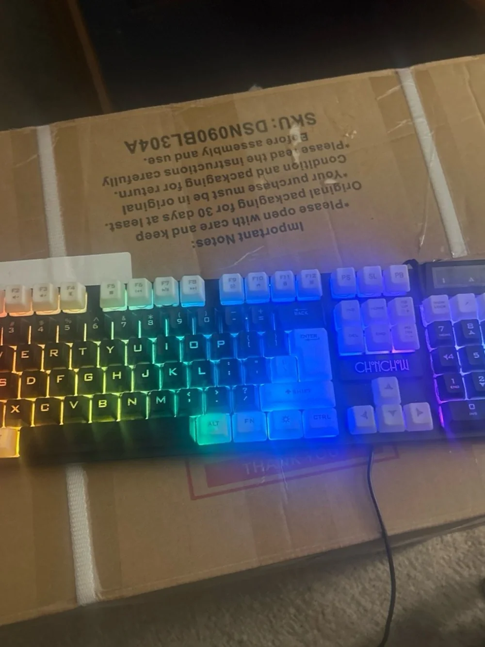 RGB Mechanical Gaming Keyboard - Black (Unknown Brand)
